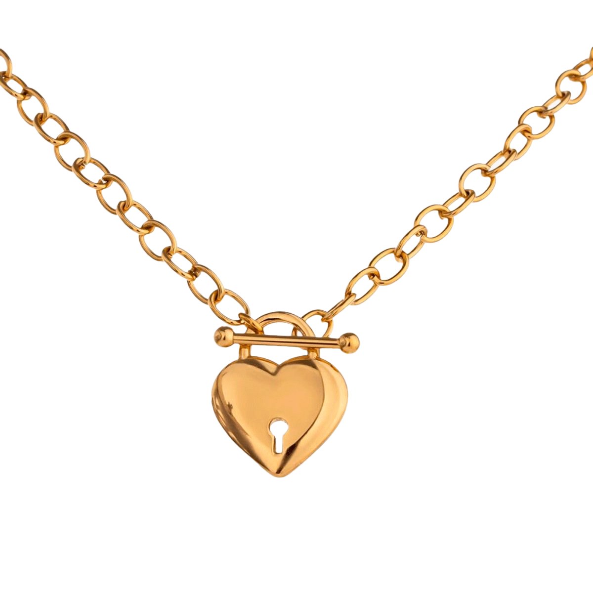 Love Eternal Heart A Gold Necklace — 18k Gold