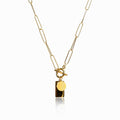 Geométrico Sleek Necklace — 18k Gold