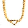Heart Minimalist Necklace — 18k Gold