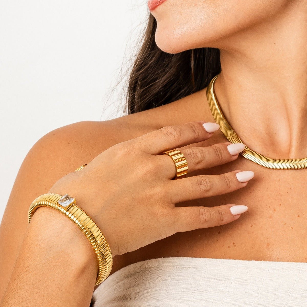 Gaia Chain Necklace — 18k Gold