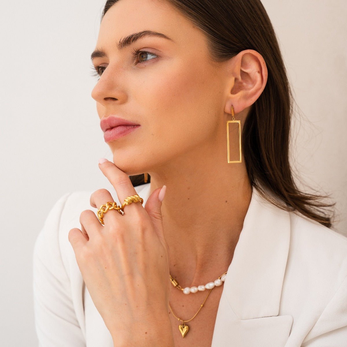 Life Love Heart Necklace — 18k Gold