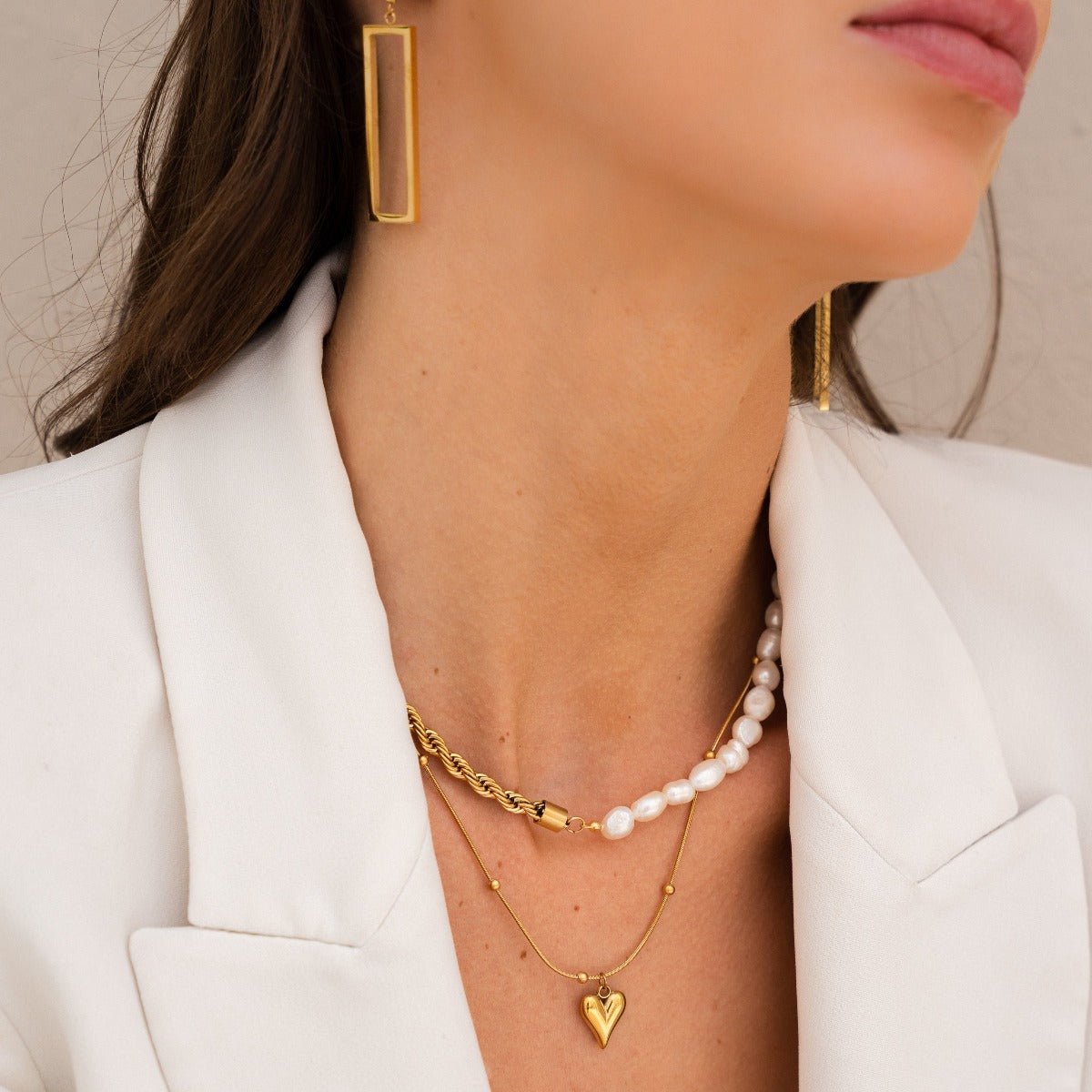 Life Love Heart Necklace — 18k Gold