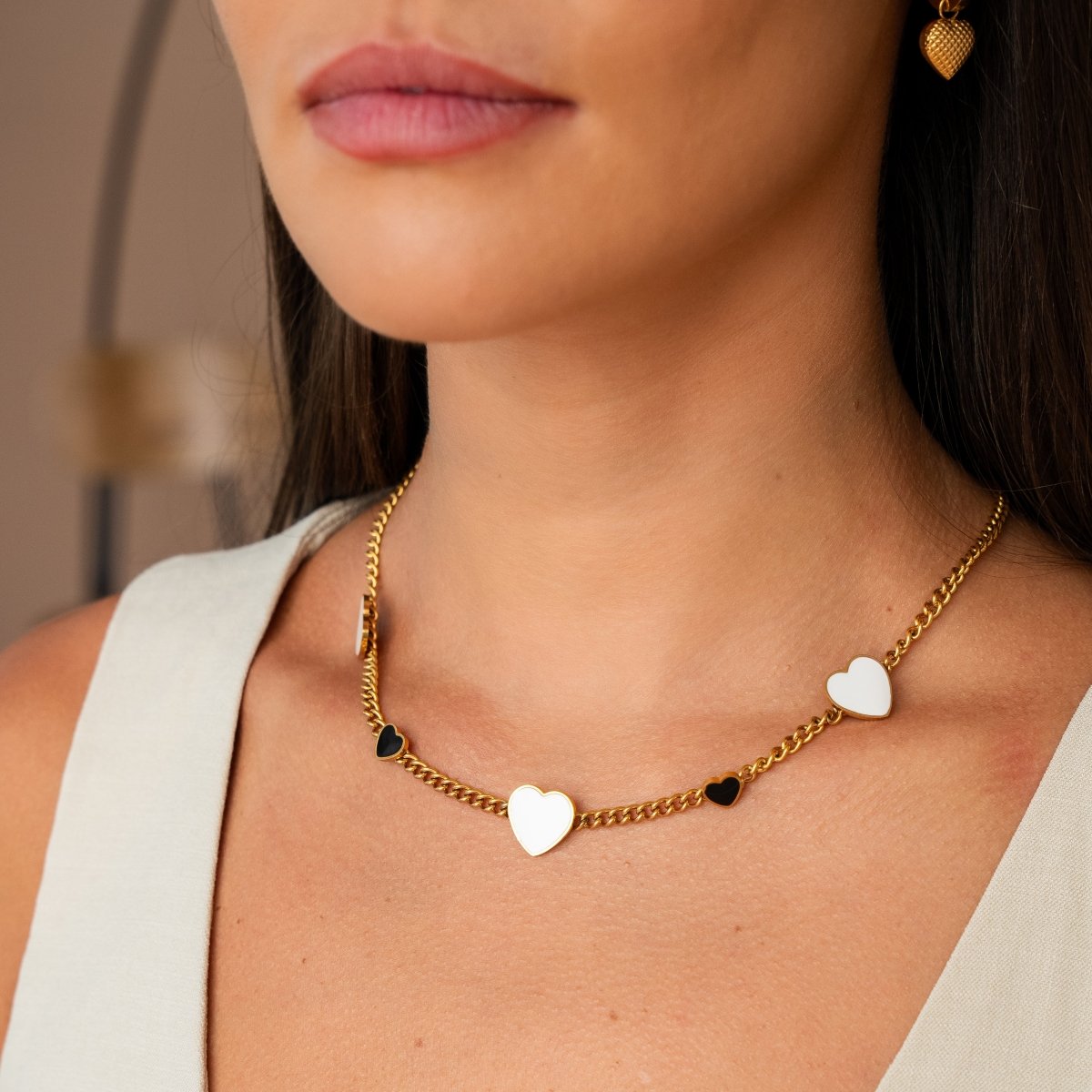 Love Glow Monocromático Necklace — 18k Gold