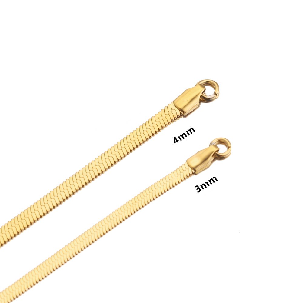 Snake Gold Necklace — 18k Gold