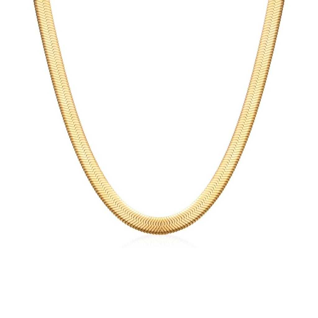 Snake Gold Necklace — 18k Gold