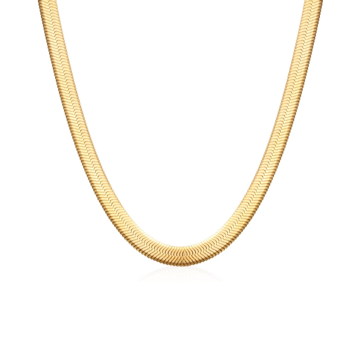 Snake Gold Necklace — 18k Gold