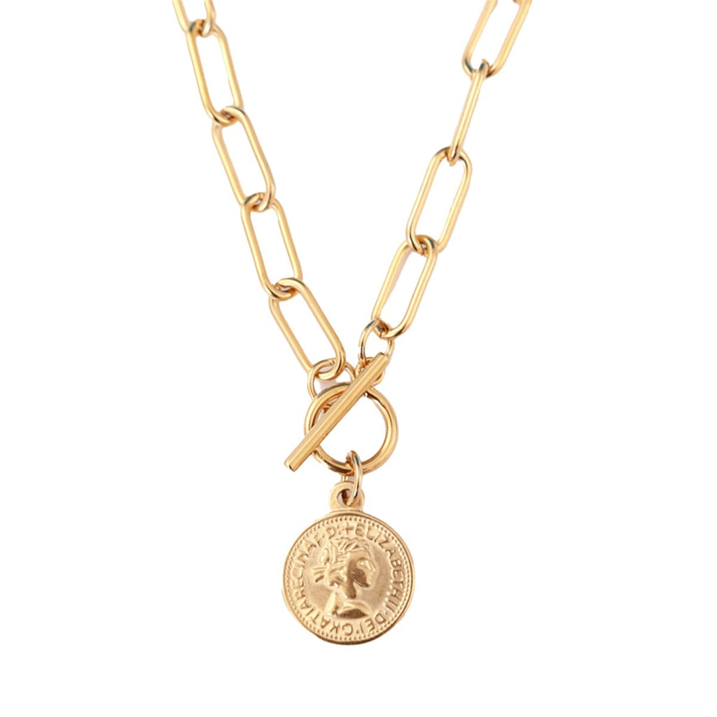 London Cents Necklace — 18k Gold
