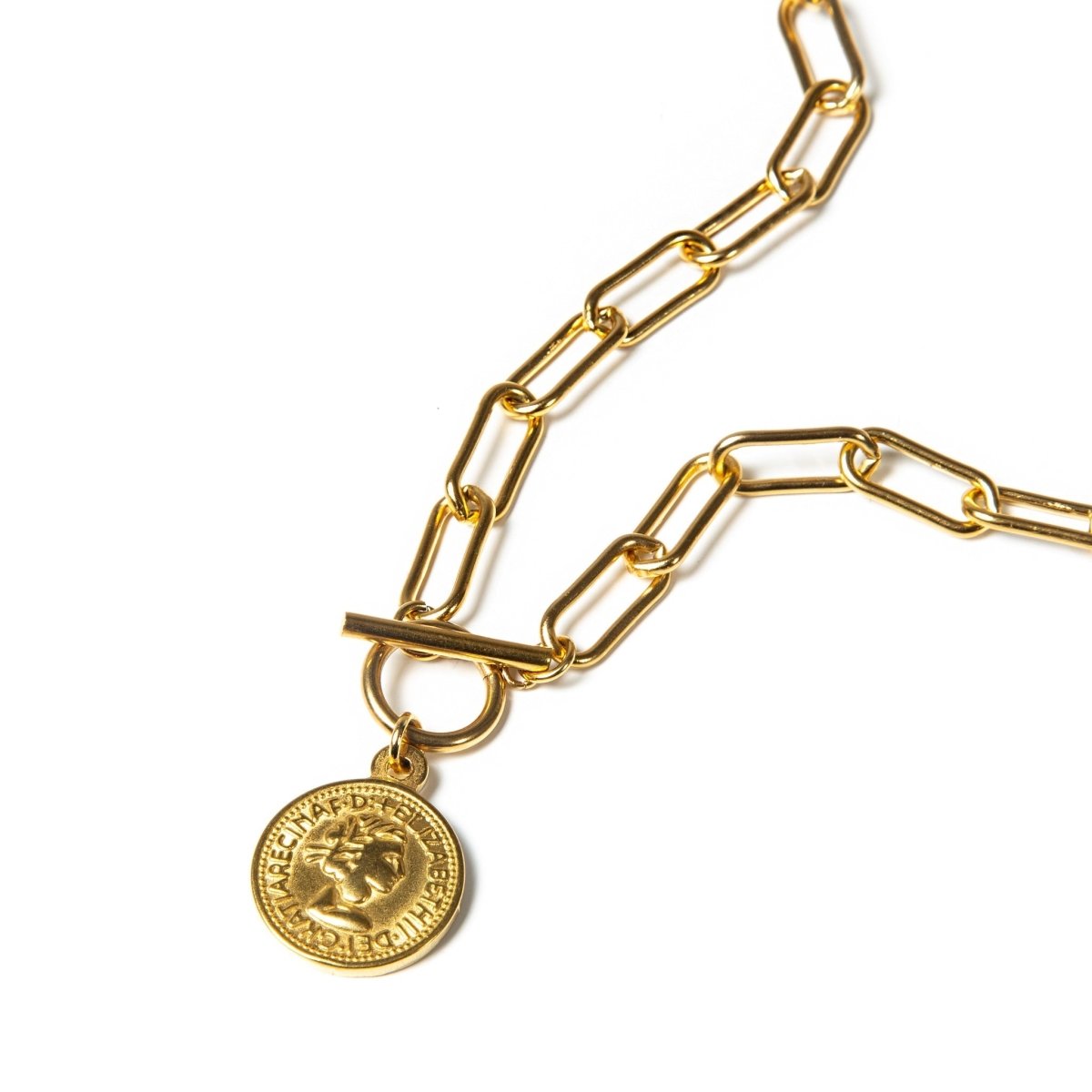 London Cents Necklace — 18k Gold