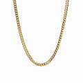 Selenza Chain Cubana Necklace — 18k Gold