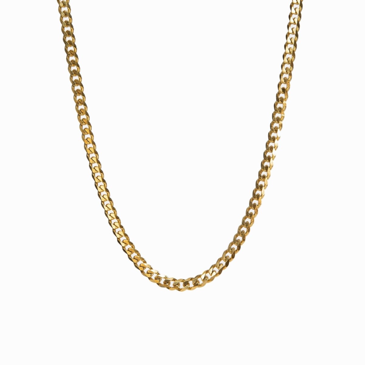 Selenza Chain Cubana Necklace — 18k Gold