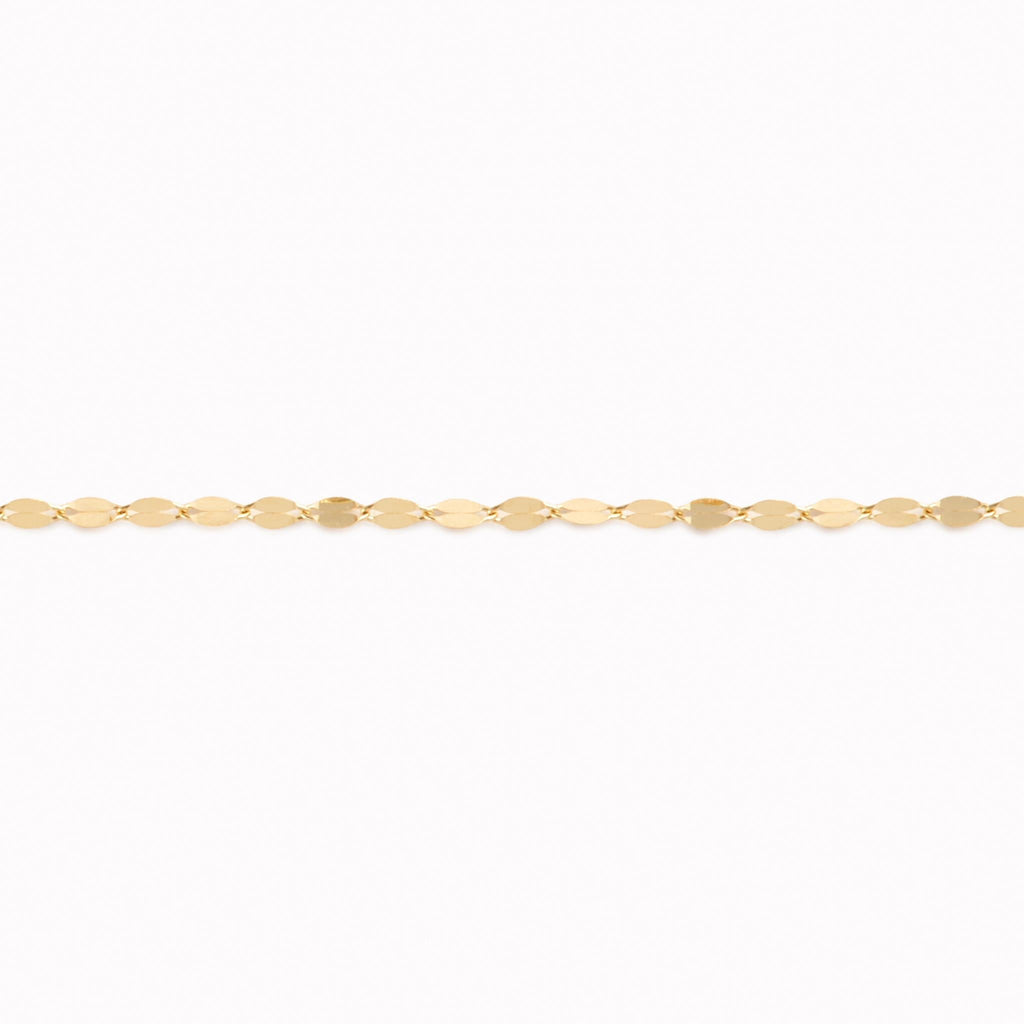 Fleur Petal Chain Necklace — 18k Gold