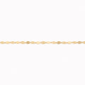 Fleur Petal Chain Necklace — 18k Gold