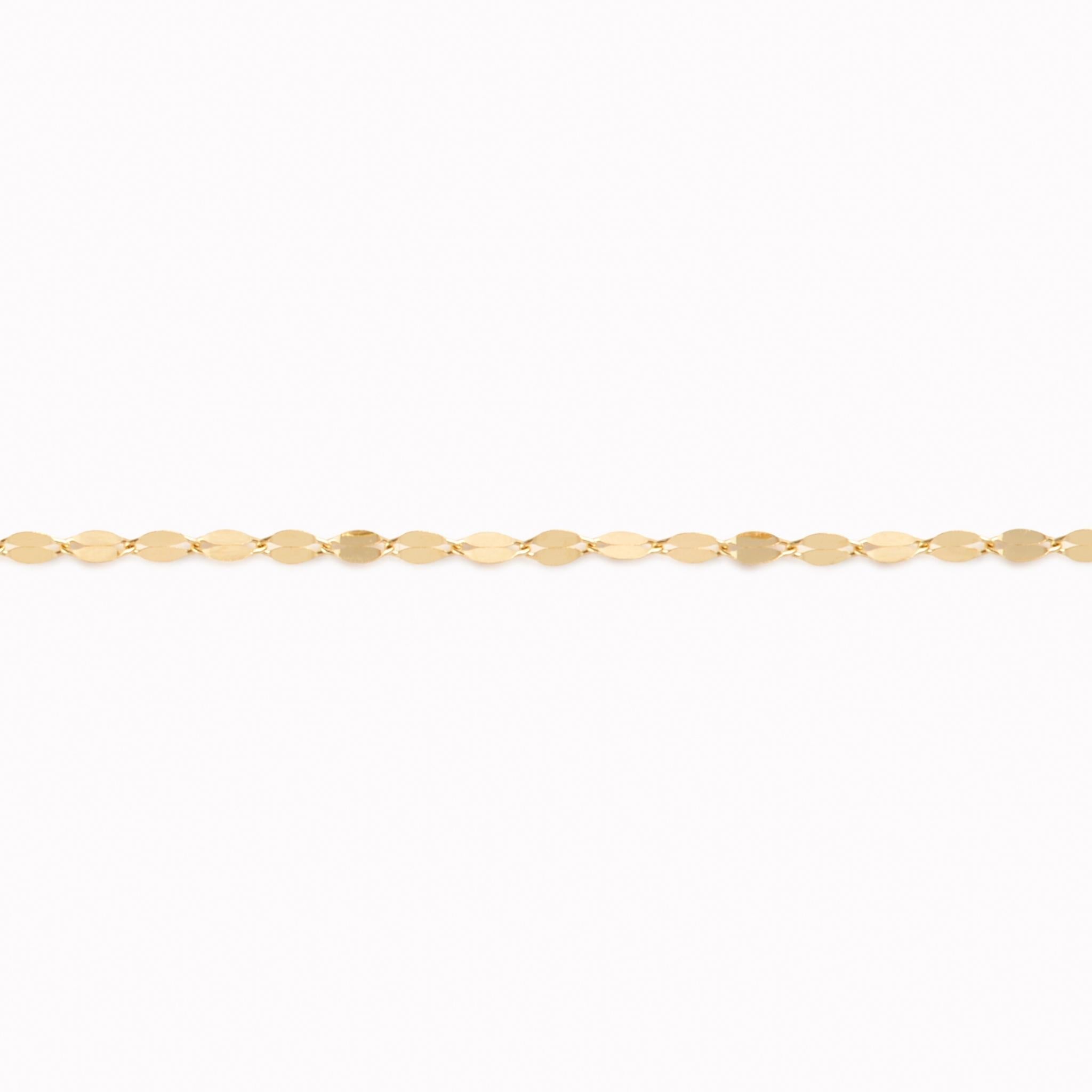 Fleur Petal Chain Necklace — 18k Gold