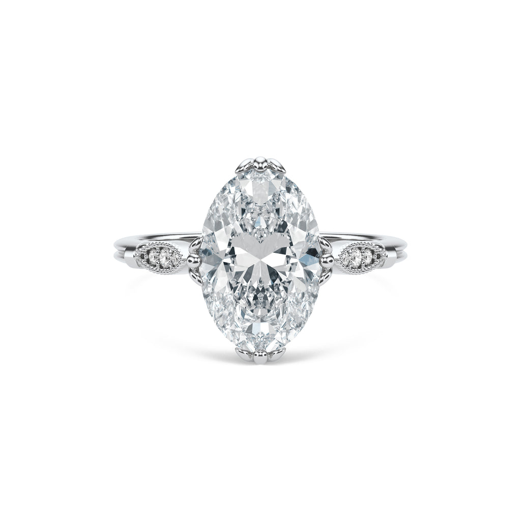 Harlow Solitaire Ring — Silver