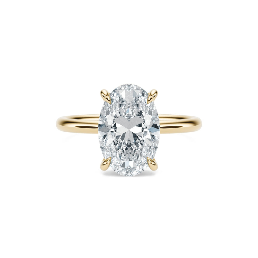 Harper Solitaire Ring — Gold