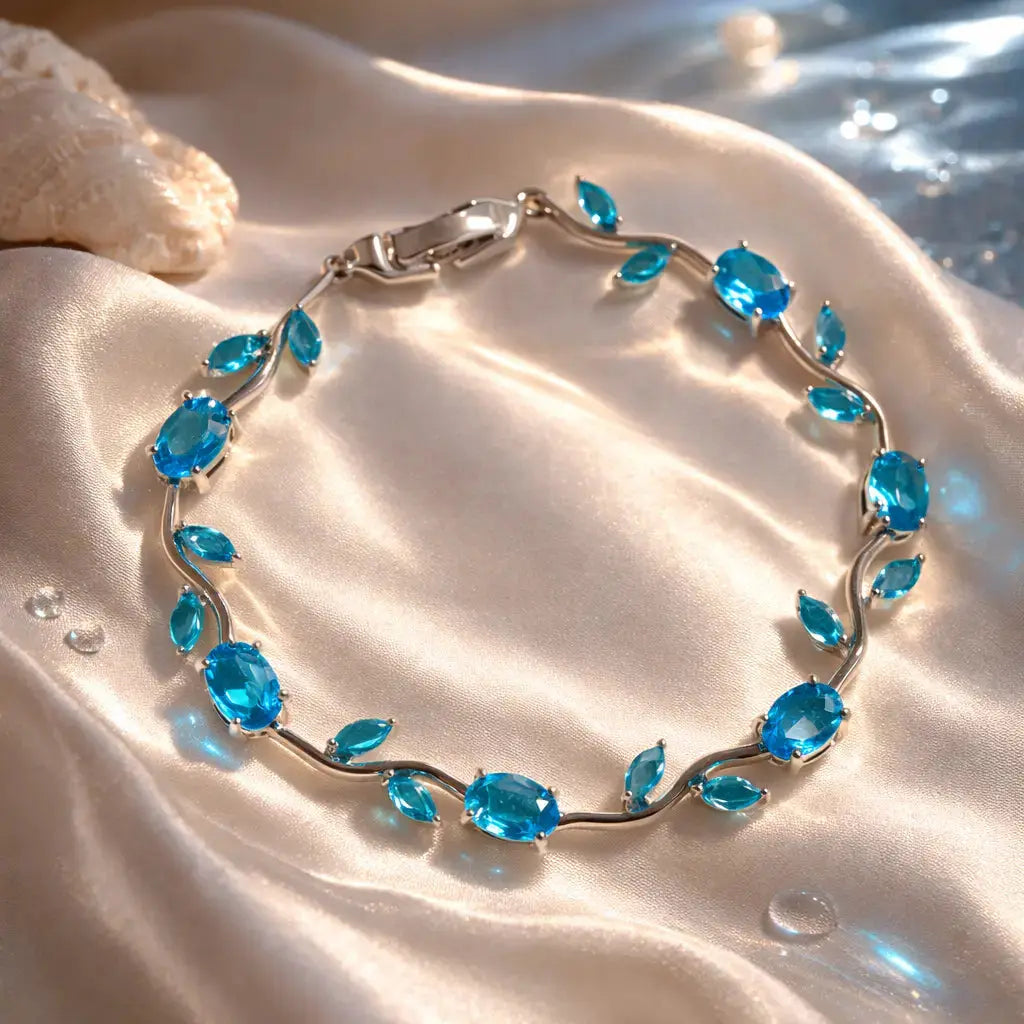 Tulip Vine Bracelet — 18k Gold