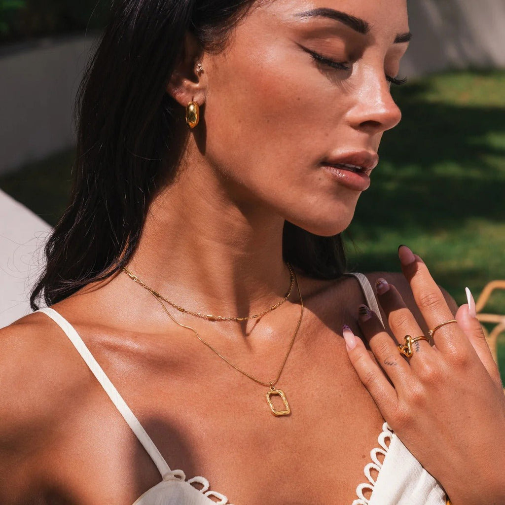 Abstract Mix Ring — 18k Gold