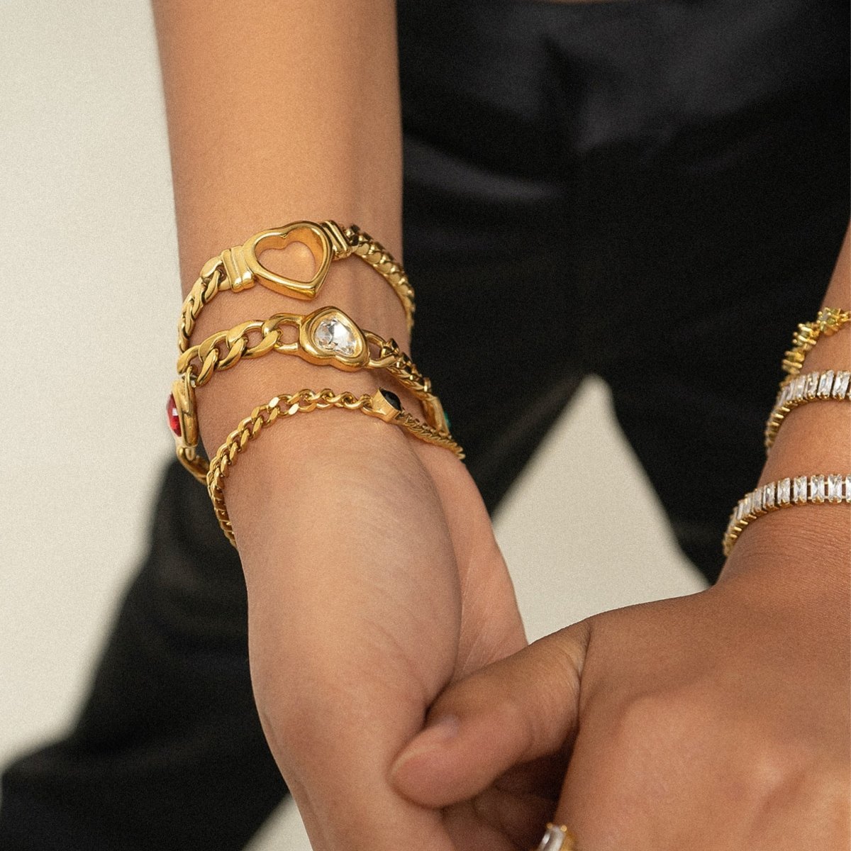 Heart Minimalist Bracelet — Silver