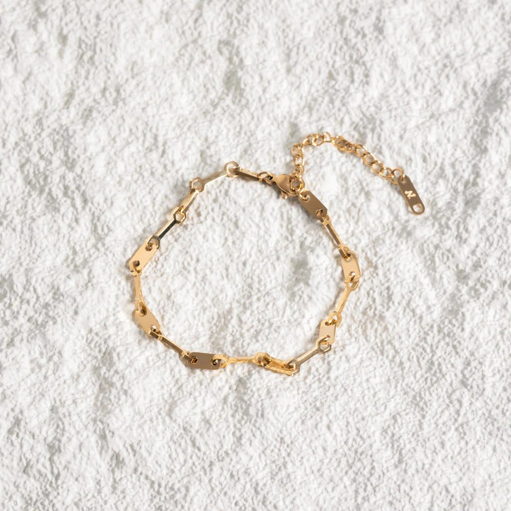 Link Tablet Bracelet — 18k Gold