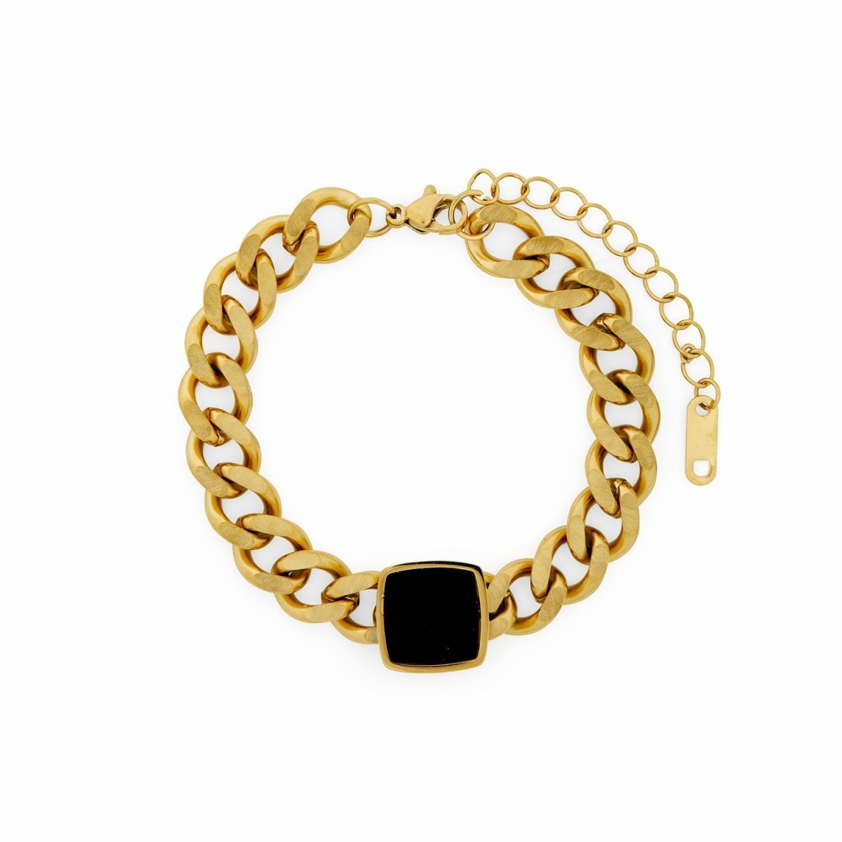 Onyx Bracelet — 18k Gold
