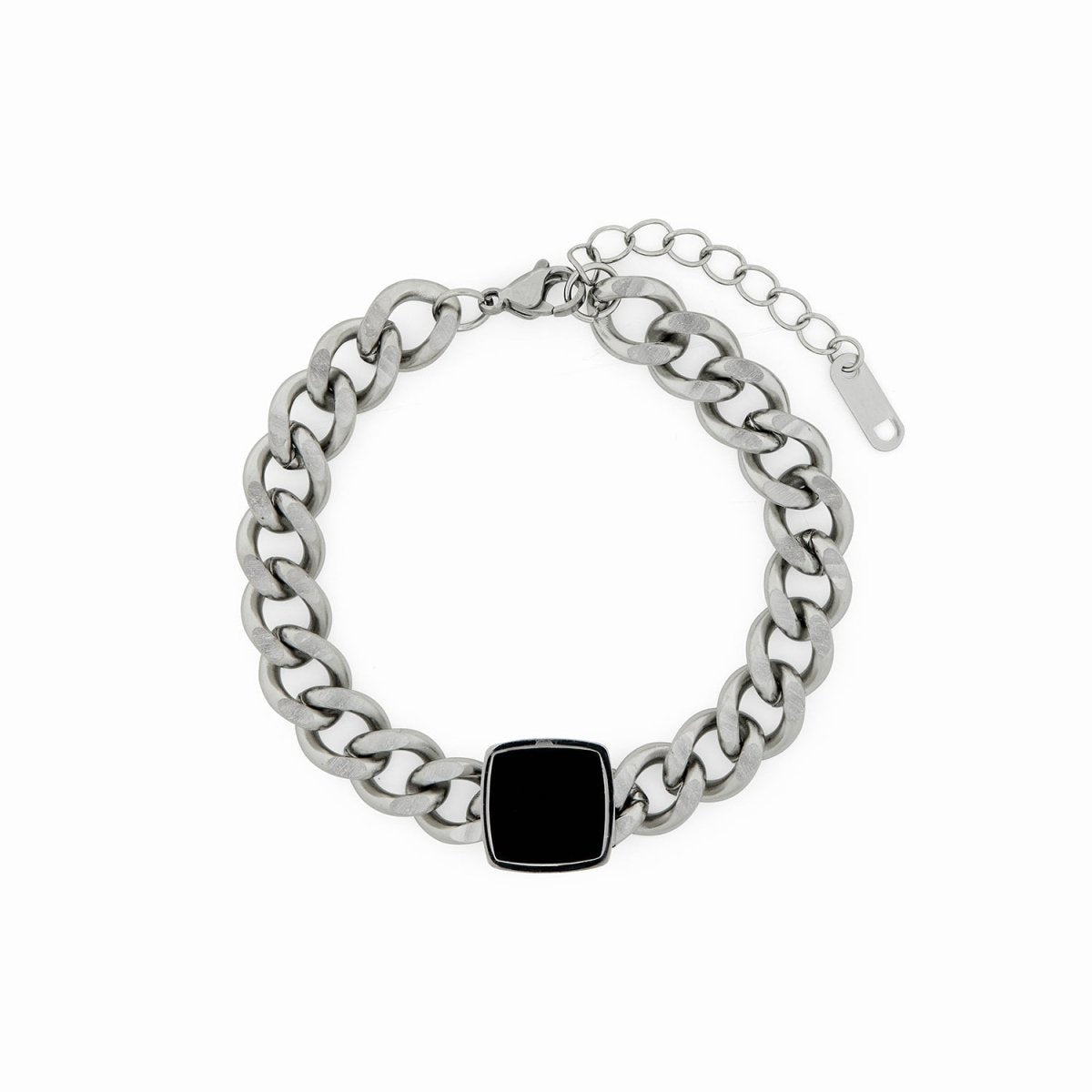 Onyx Bracelet — Silver