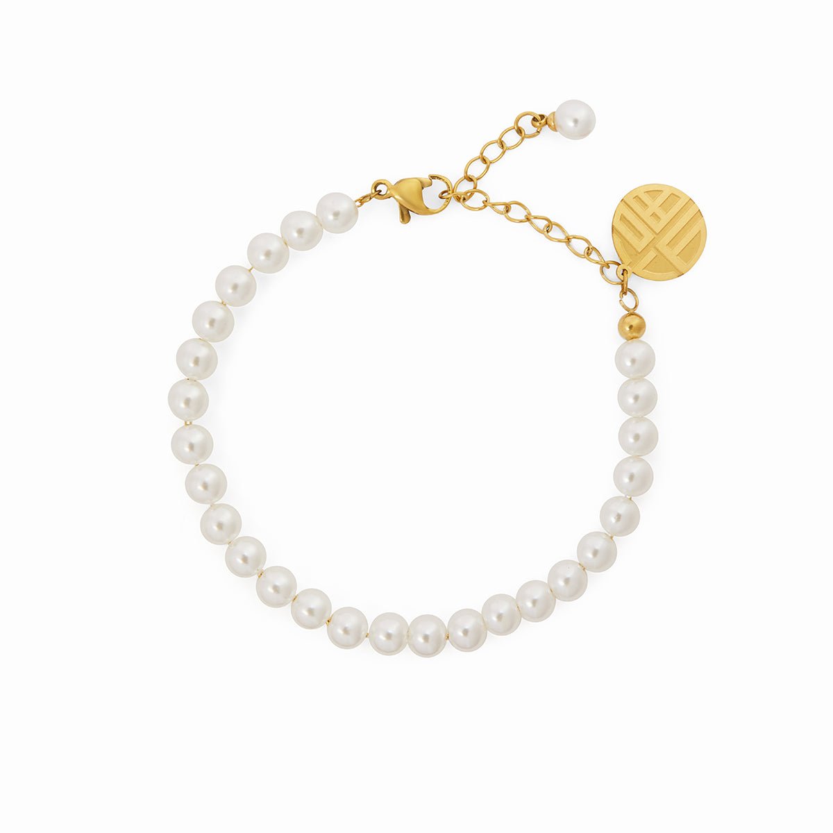 Pearl Charm Bracelet — 18k Gold