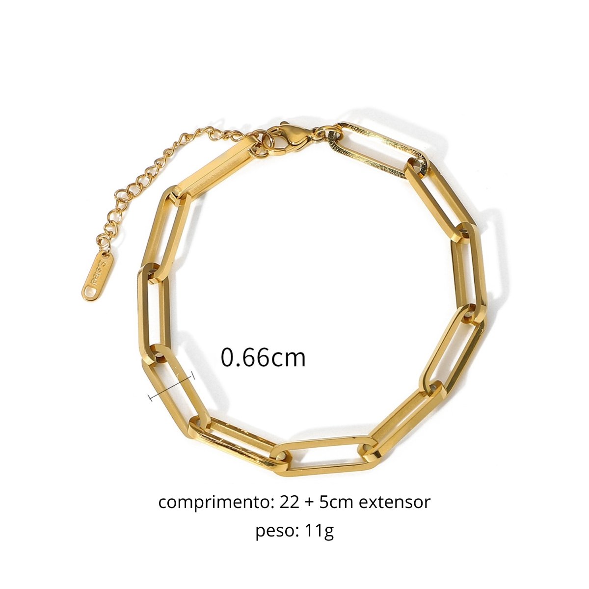 Link Celina Chain Bracelet — 18k Gold