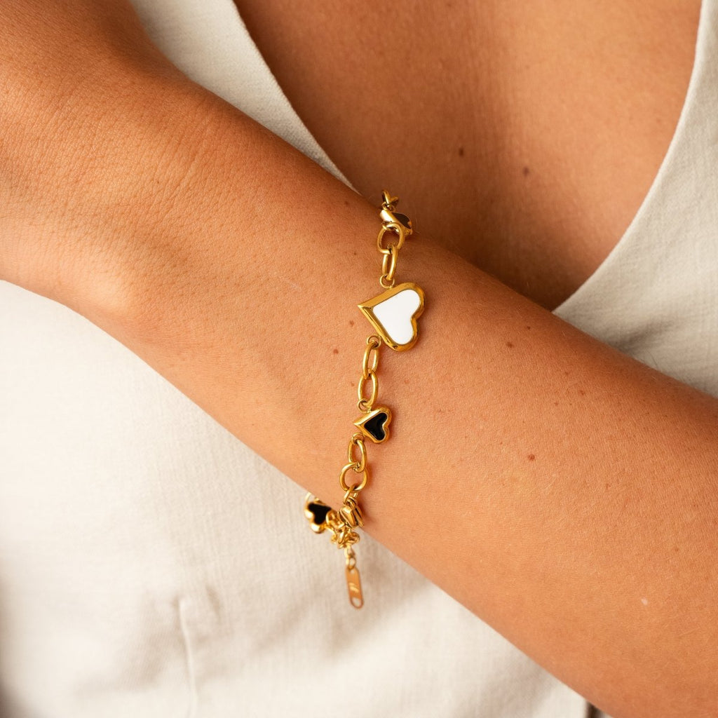 Love Glow Monocromático Bracelet — 18k Gold