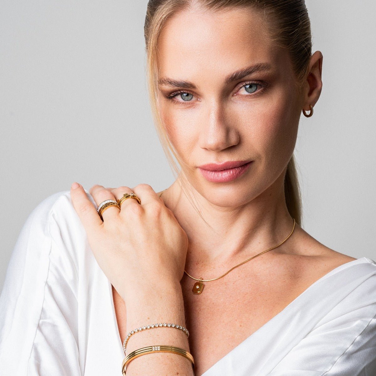 Riviera Puket Adjustable Bracelet — 18k Gold