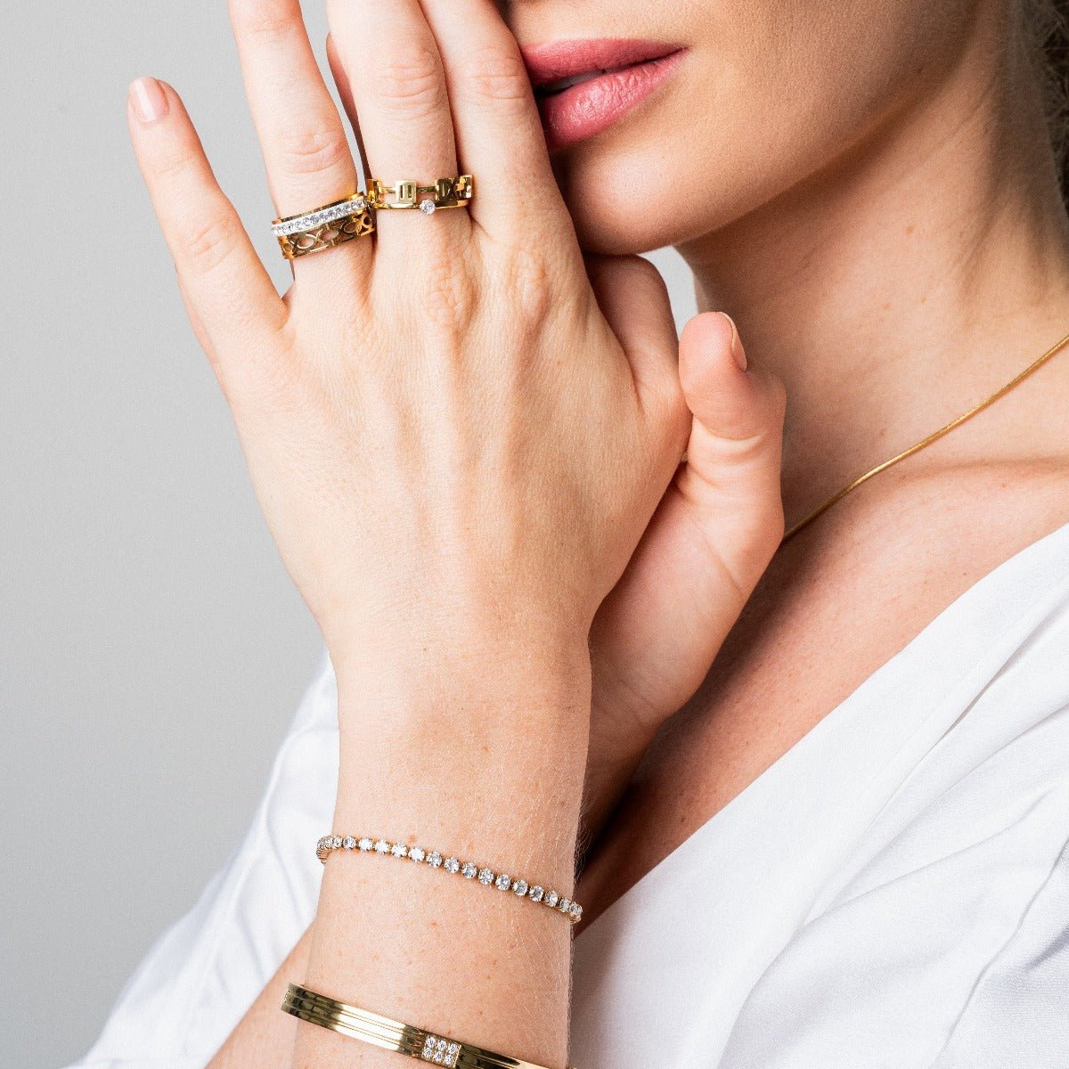 Riviera Puket Adjustable Bracelet — 18k Gold