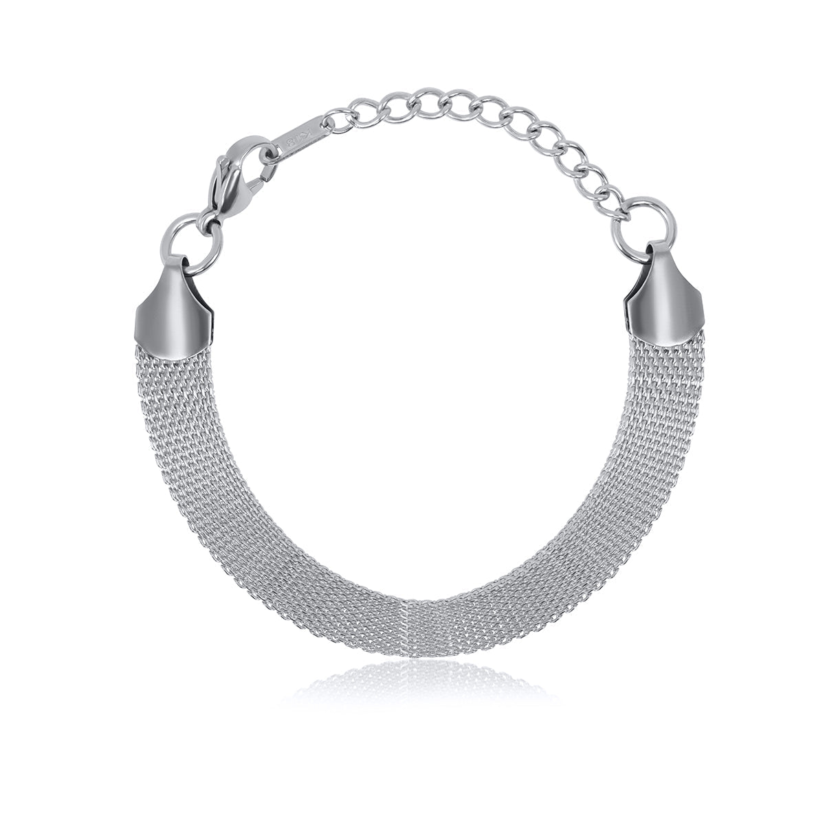Trama Sleek Bracelet — Silver